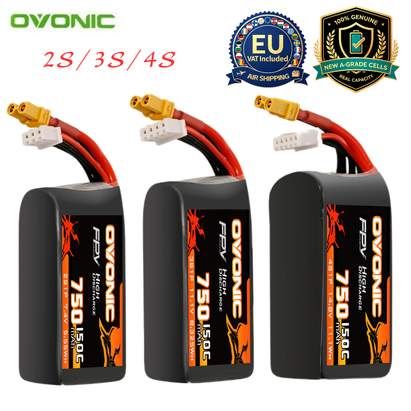 Lipo Battery 4S - Baterai Lipo HOT OVONIC 150C 750mAh