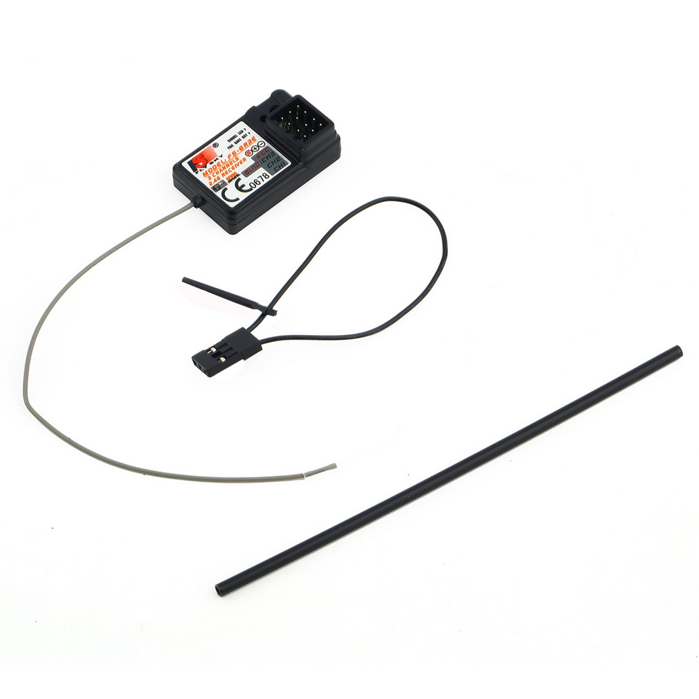 Radio Transmitter 2.4Ghz - Flysky FS-GR3E, Penerima 3 Saluran 2,4