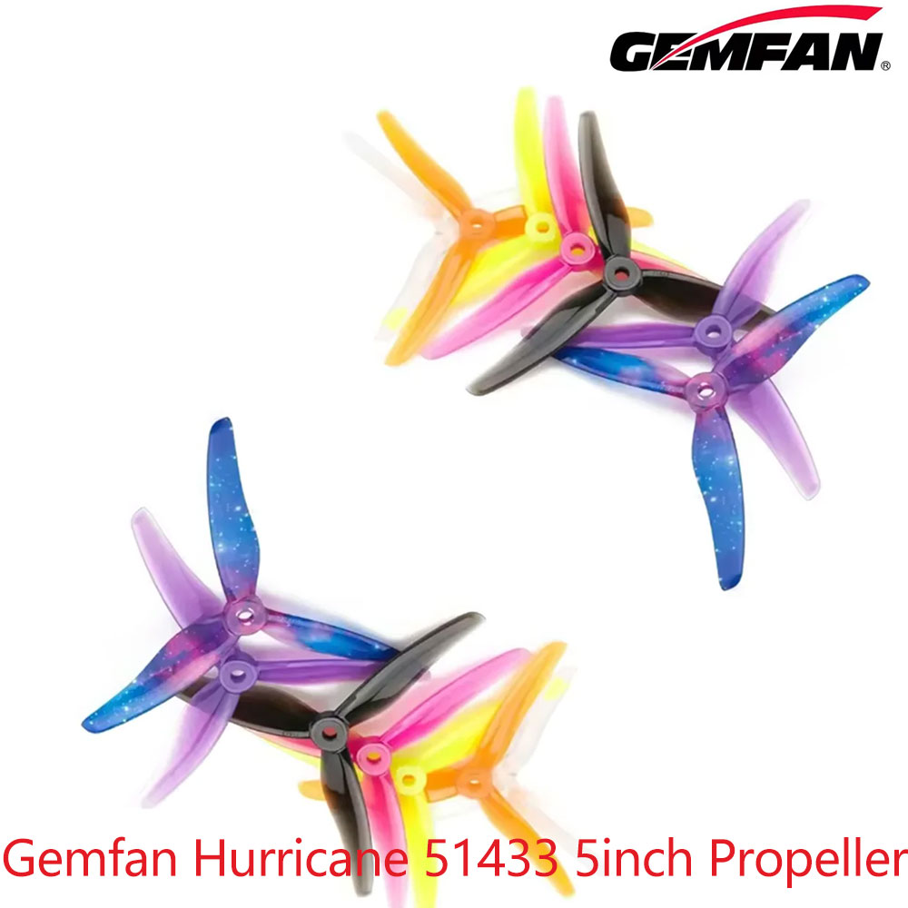 12 Pasang Gemfan Hurricane 514 - 5 Inch Propeller ulasan dan harga