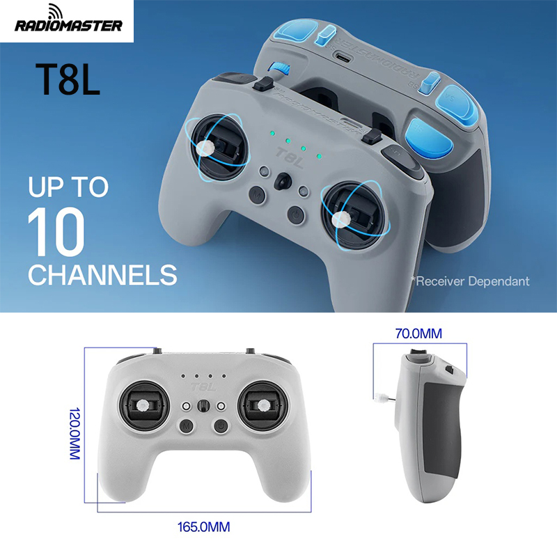 RadioMaster T8L, Pengontrol Ra - Radio Transmitter 2.4Ghz ulasan dan harga