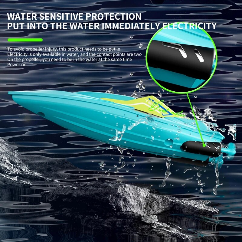 Perahu RC Mini 2.4G 10km/jam,  - Radio Transmitter 2.4Ghz ulasan dan harga
