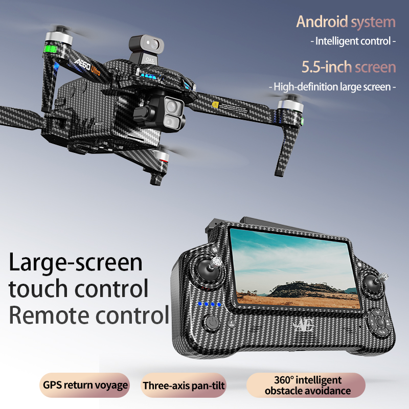 Drone Profesional AE60 GPS Kam - Brushed Drone Motor ulasan dan harga