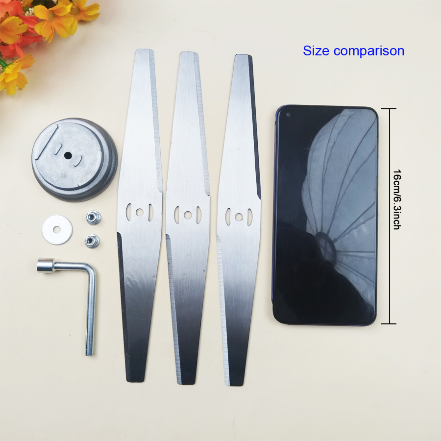 3 Buah Pisau Pemotong Rumput L - 5 Inch Propeller ulasan dan harga
