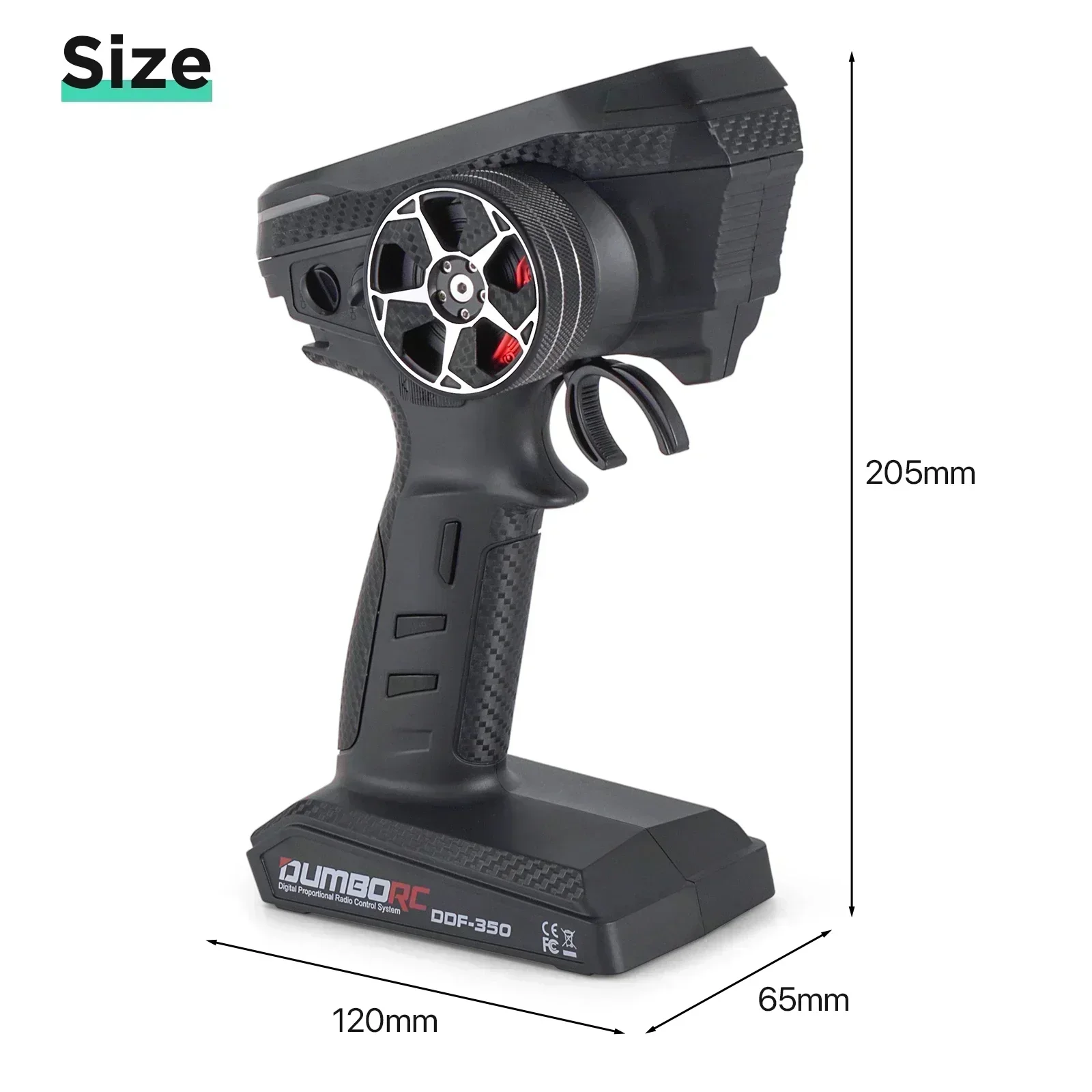 DUMBORC DDF-350 10CH Remote ko - Radio Transmitter 2.4Ghz ulasan dan harga