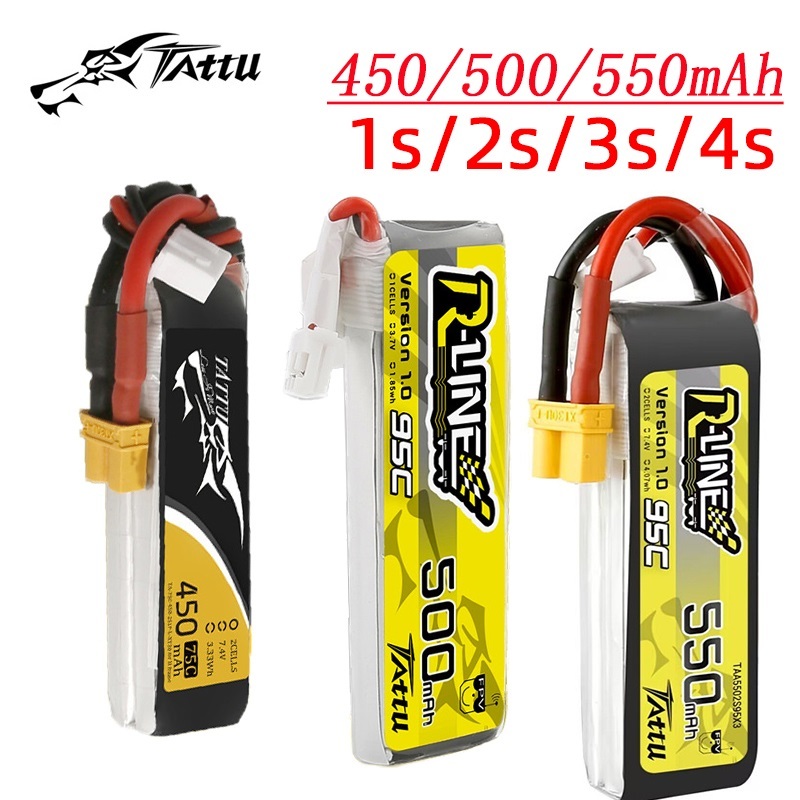3 buah TATTU baru 450/500/550m - Lipo Battery 4S ulasan dan harga