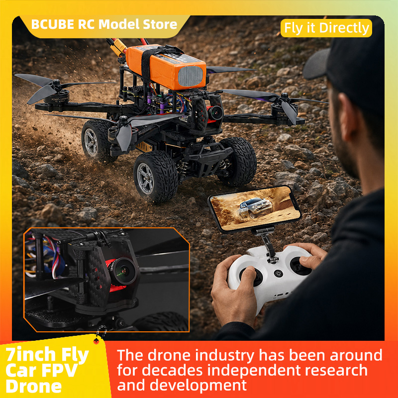 B-CUBE 7inch Flying Car FPV Dr - F722 Flight Controller ulasan dan harga