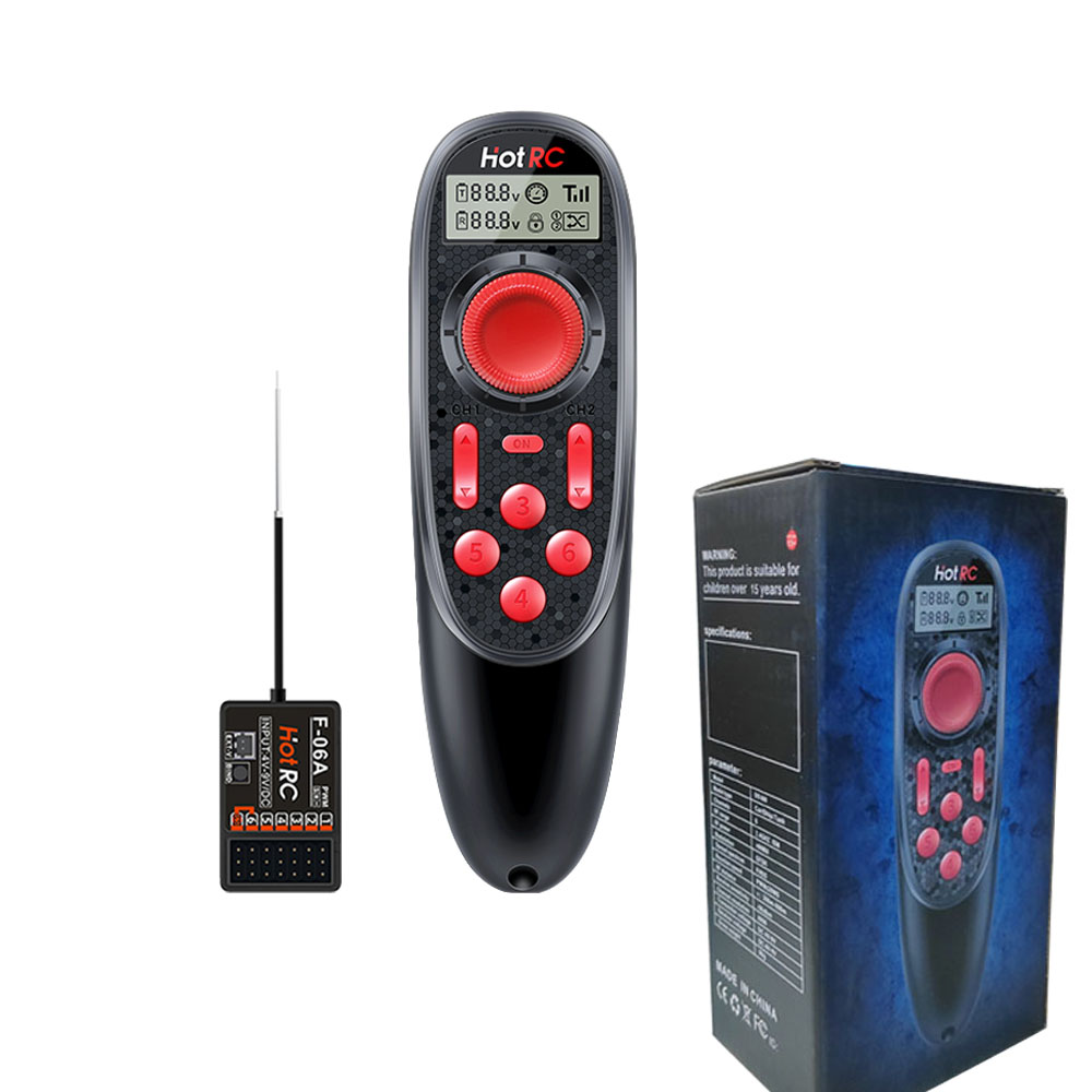 Sistem Radio Kapal RC HOTRC DS - Radio Transmitter 2.4Ghz ulasan dan harga