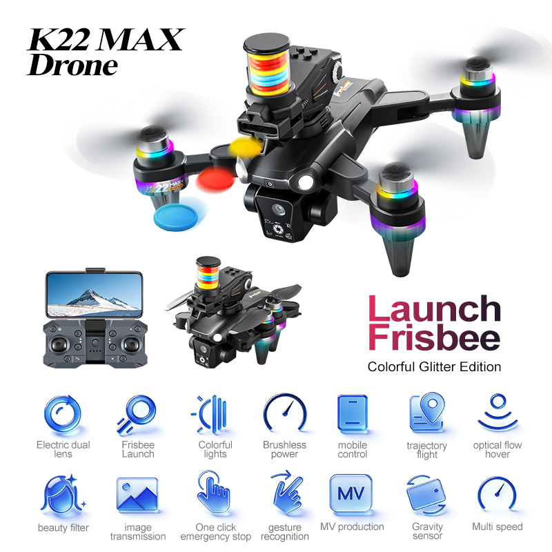 JCMO K22 MAX Drone Peluncur Fr - Brushed Drone Motor ulasan dan harga